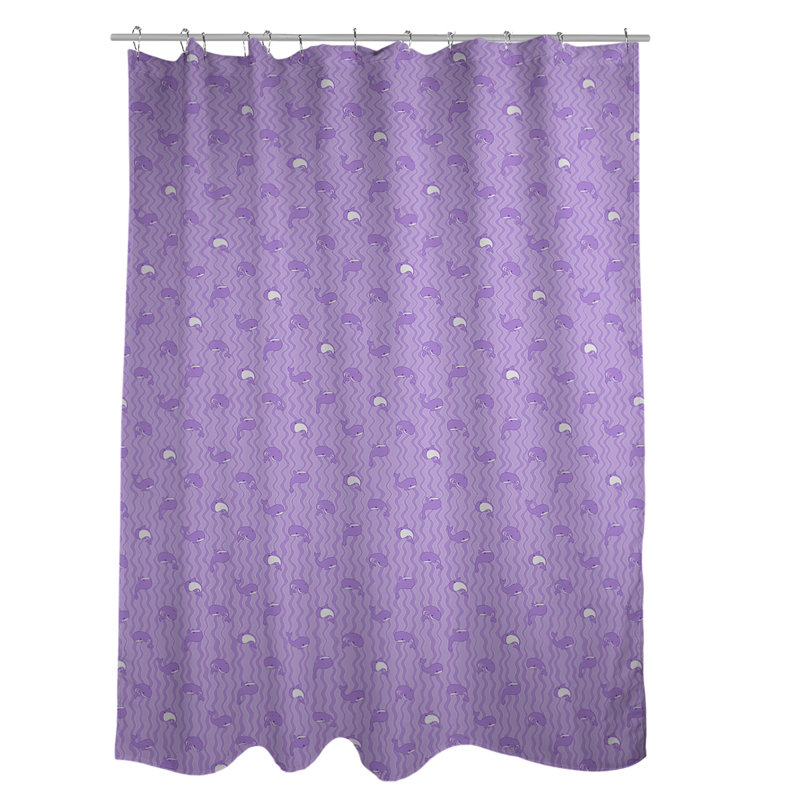 Rideau simple sower katelyn elizabeth baleines, Mauve