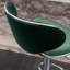 Tabouret de bar pivotant rembourré en velours, ensemble de 2-1307008121