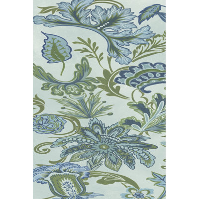 Serenity Chintz I by Melissa Wang - Wrapped Canvas Painting