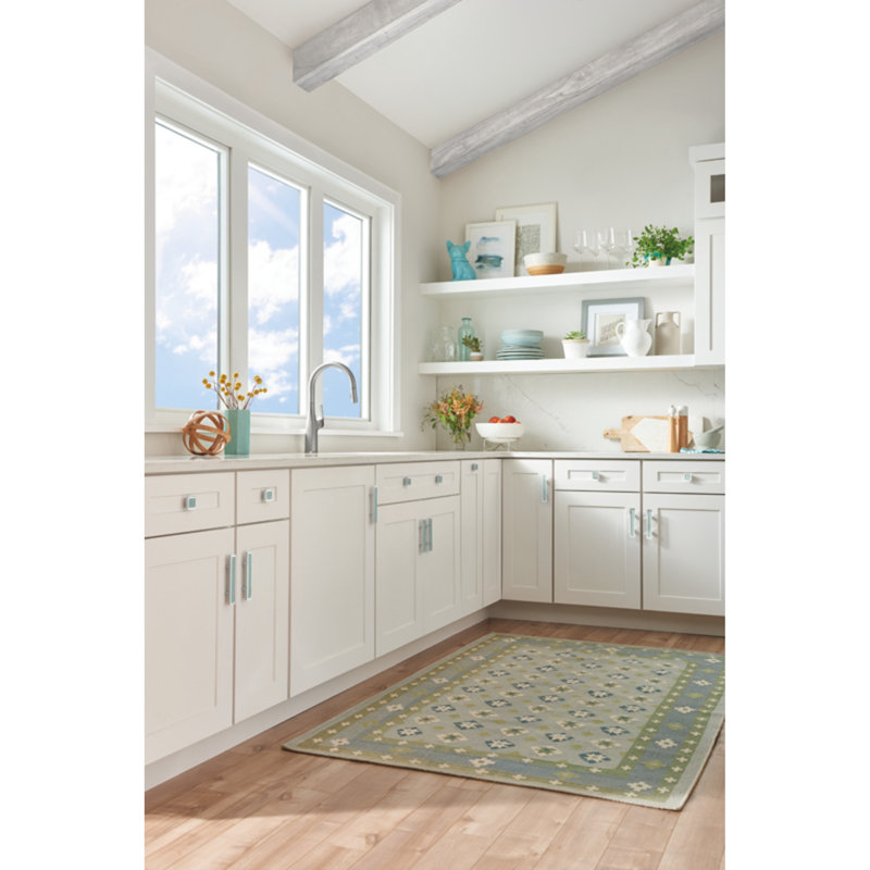 Spa 3" Center to Center Bar Pull, Brushed Nickel/Black