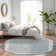 Machine Washable Indoor/Outdoor Christain ACN1404 Navy Rug