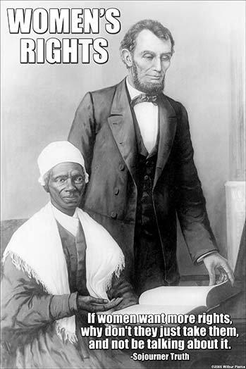 Women’s rights par sojourner truth-impression d’art graphique, H 30 po x l 20 po