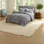 Ensembles de literie en fausse fourrure confort, style luxueux gris pour une maison confortable