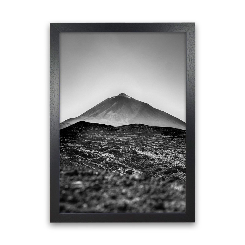 Teide Volcano by Victoria Frost - Print, Black Framed, 46cm H x 34cm W x 3cm D