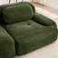 Modulaire en forme de U en olive, fabriqué en tissu de velours côtelé, sans assemblage nécessaire, base antidérapante, pour animaux de compagnie, incurvée, éponge haute 32d pour un usage domestique