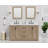 Retford 60" Double Vanity With Engineered Marble Top, Sink & Backsplash, Pre Assembled