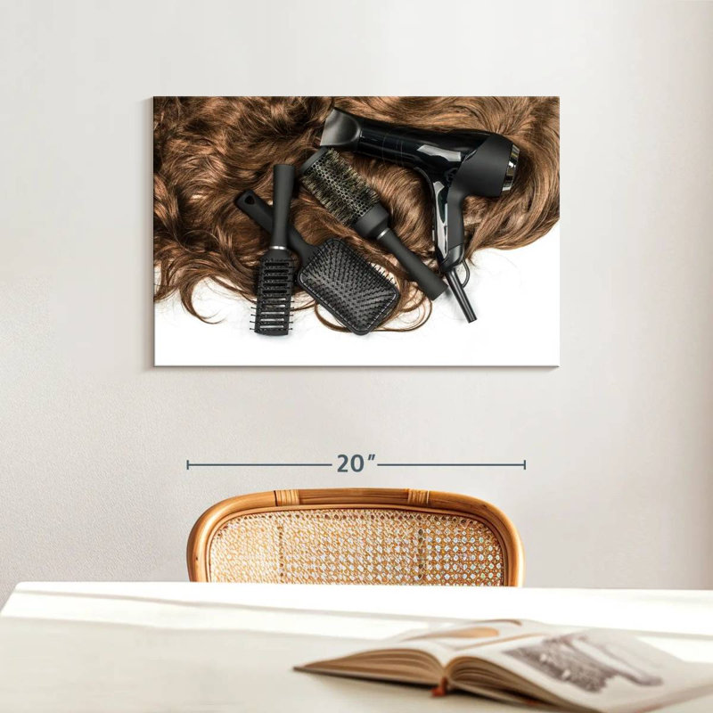Shuttleworth Hair Styling Items, 16" H x 24" W