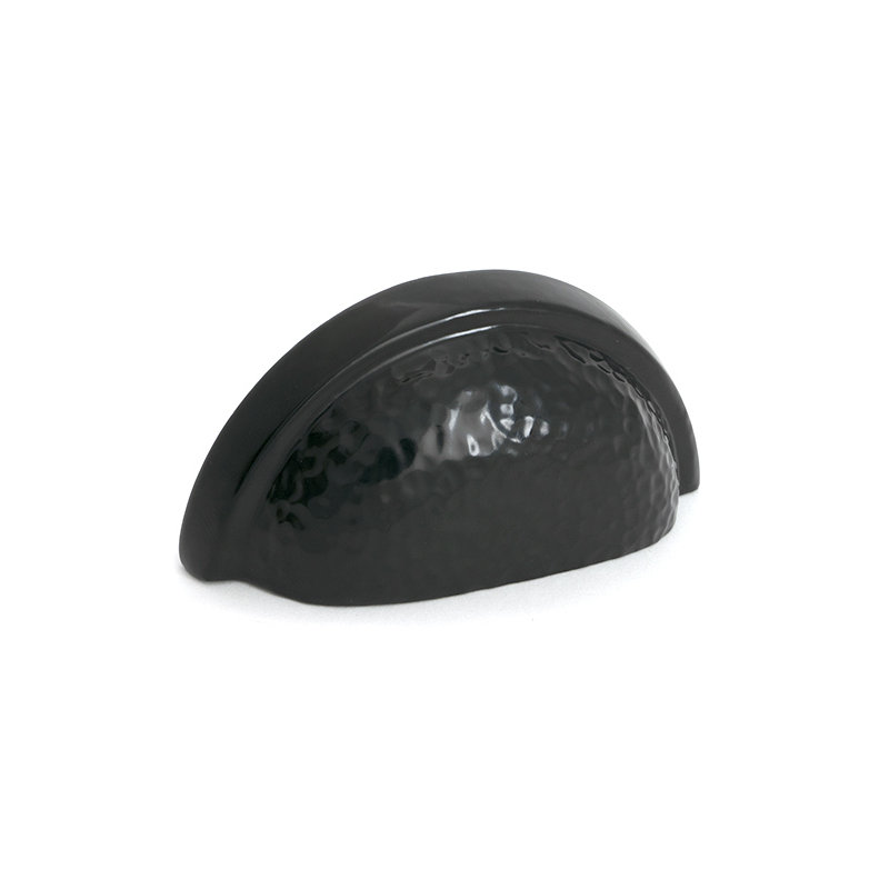 3 cm centre Cup Pull, Black