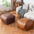 17.7X15.7in Lazy Sofa Dedicated Footstool For Home Use Made Of Leather For Storing Old Clothes Toys And Storage Tools Suitable For Sitting And Changing Shoes-160044038