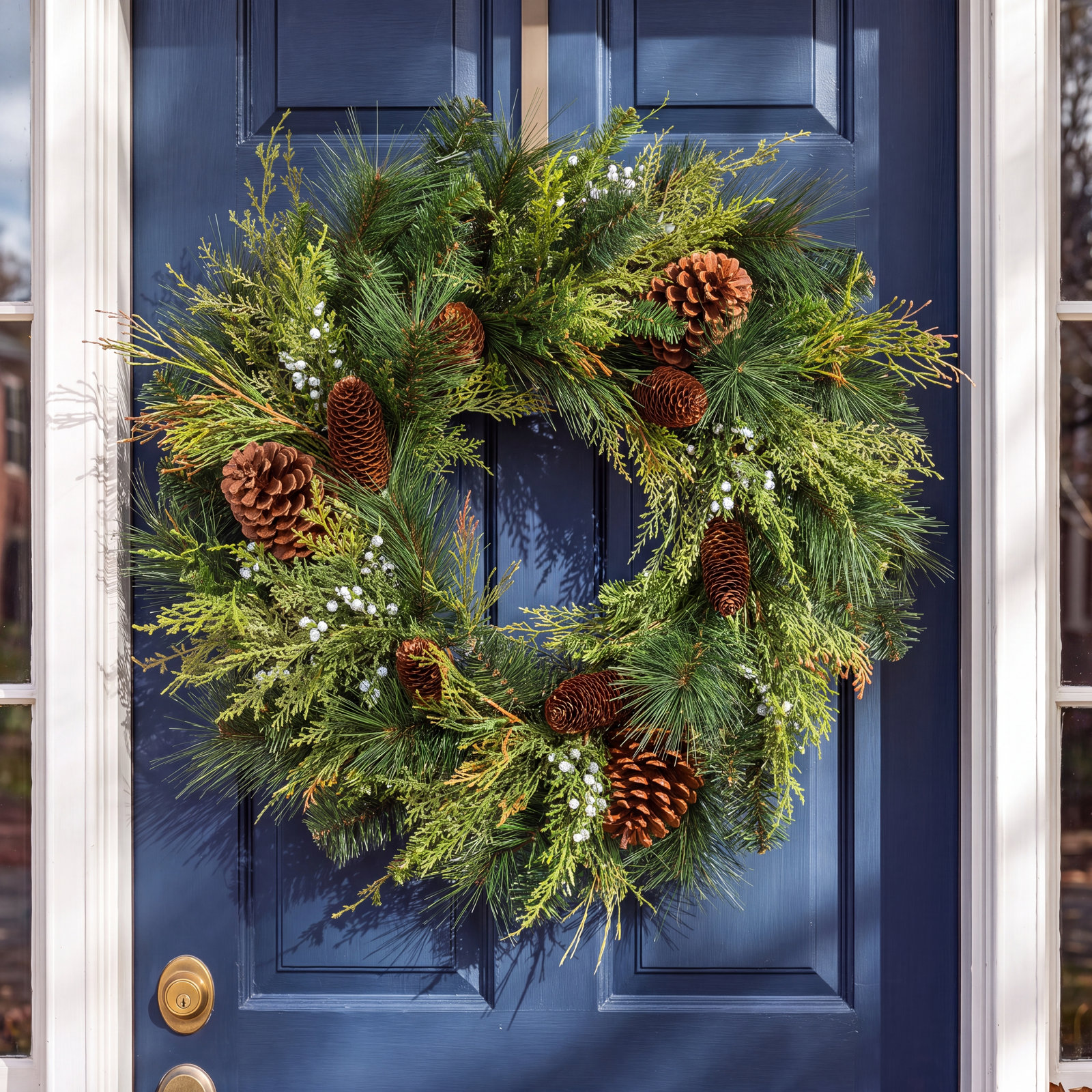 Leatham 24'' Faux Pine Wreath