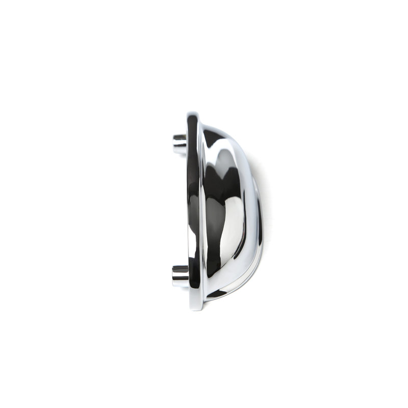 Cup Pulls Cup / Bin Pull, Polished Chrome