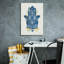 Toile épique Graffiti «Hamsa 2 Collage» par Courtney Prahl, 18 po x 26 po