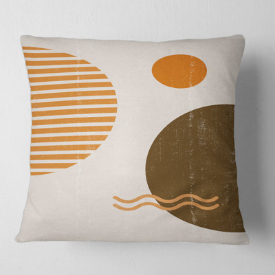 Abstract Throw Pillow