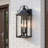 2-light Outdoor Wall Lantern with Clear Glass