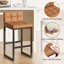 Counter Stool with Metal Frame-362499935