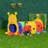 Kids Play Structure Caterpillar Design for Climbing and Crawling, Multicolor