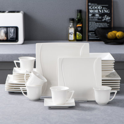 Piece Ceramic Dinnerware Set - Service for 6