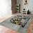 Chic and Elegant With Pile Soft Type Printed Rug Featuring Intricate Geometric Pattern Ideal for Enhancing the Aesthetics of Any Interior Space-879031992