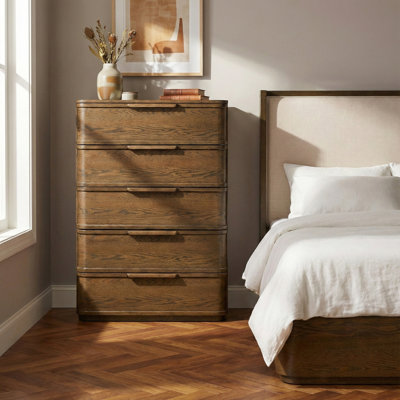 Tiberio Oak Veneer And Solid Wood Chest