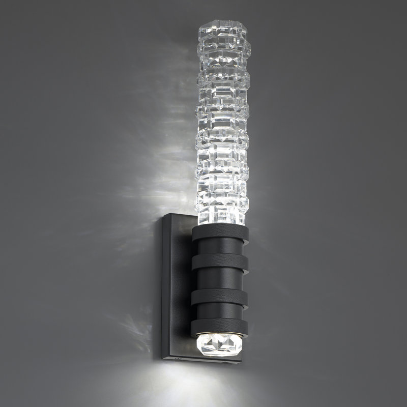 Kemberly 2 - Light LED Armed Sconce, Black