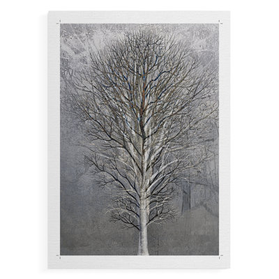 Arbre d'argent III - impression sur toile seulement - non encadrée