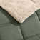 Annie Wrangler Legendary Solid Microsuede/Sherpa Reversible Comforter Set