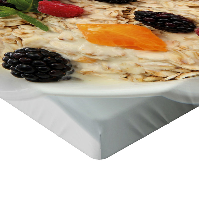 Multicolore Ambesonne, Drap-housse pour lit simple