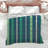 Green Blue Stripes Comforter-128572756