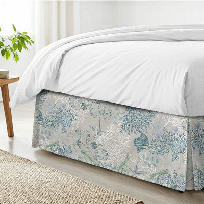 Under The Sea  Ocean Cotton Bedskirt