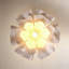 Luminaire suspendu 1 lumière fleur blanche-1567379637