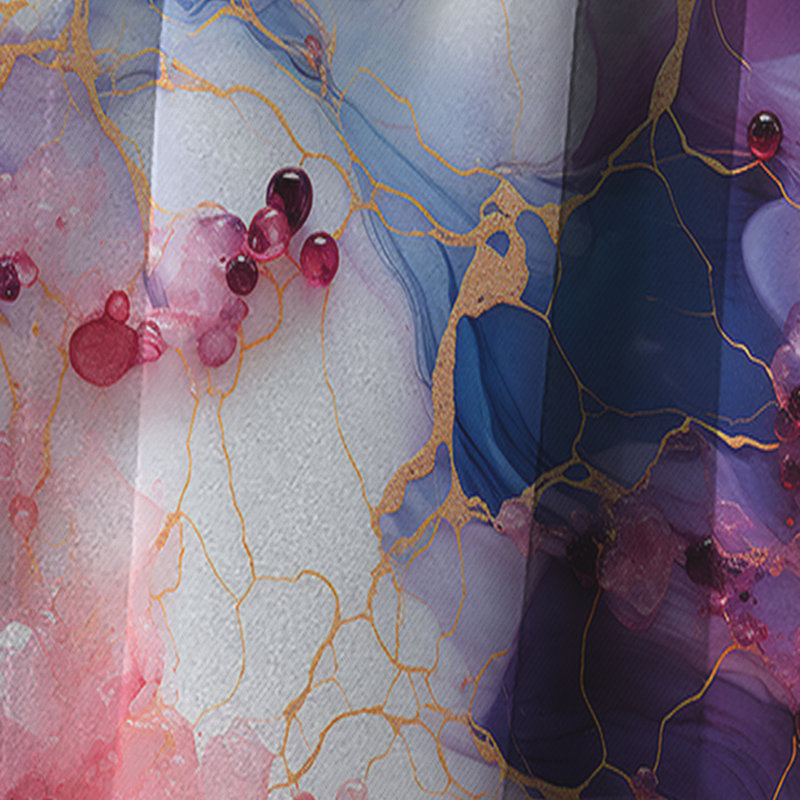 Fantasy Marble Pattern I - Abstract Marble Curtain - Blackout Marble Curtain - 1 Panels, 52" W x 108" L