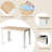 Elegant Rectangle Dining Table, Sturdy Kitchen Table-1009695901-1009695968-1009695969