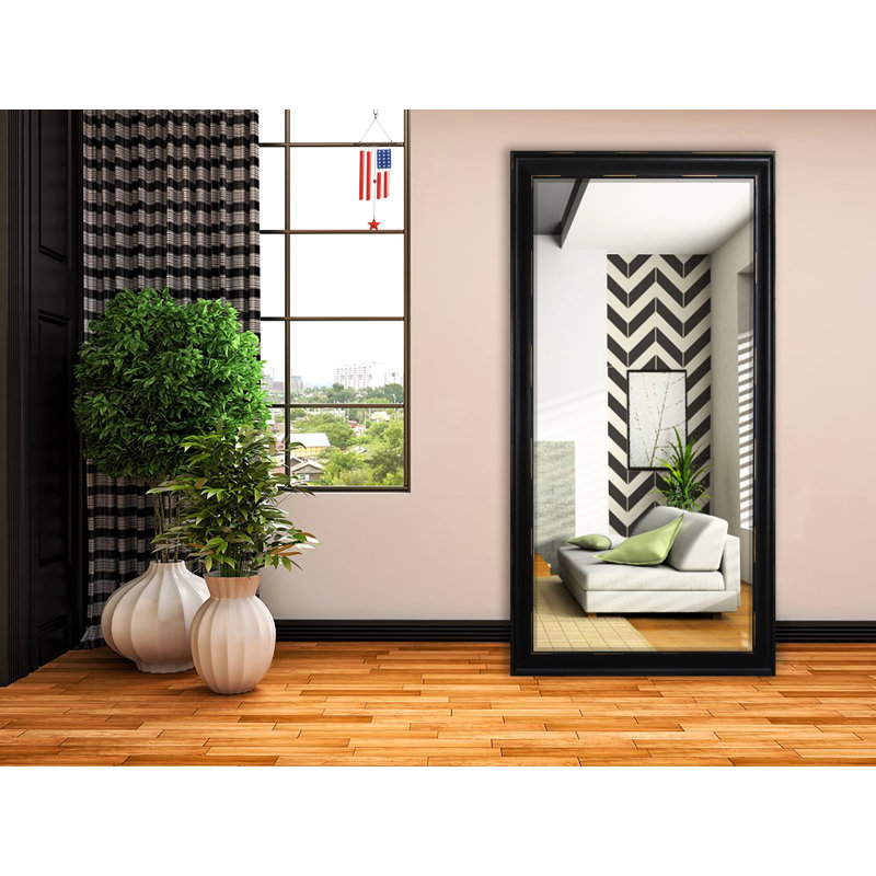 Bruan Solid Wood Flat Mirror, 65.5" H x 32" W