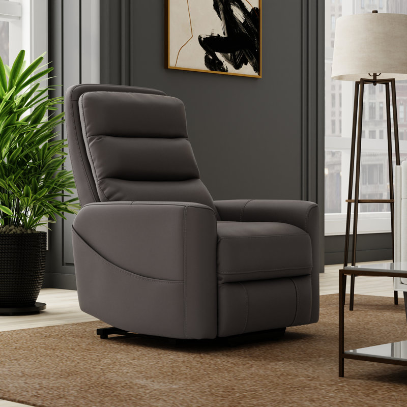Fauteuil relevable en similicuir Bentley, Gris