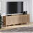 Debets Accent Cabinet Set with Adjustable Shelves and Solid Wood Base-769341446