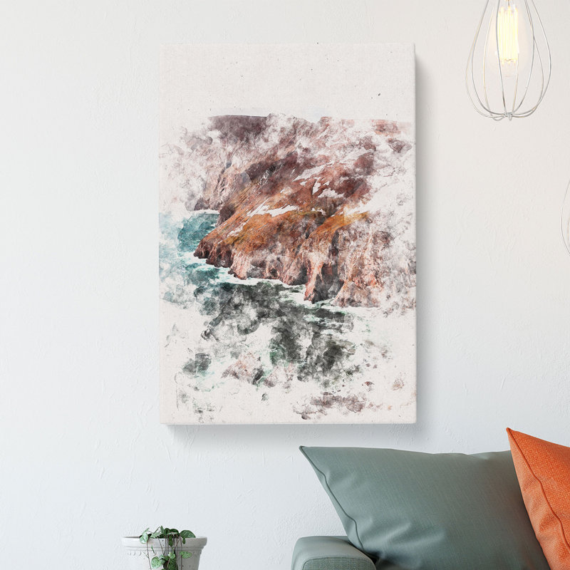 Slieve League Mountain In Ireland - Wrapped Canvas, 91cm H x 60cm W x 3cm D