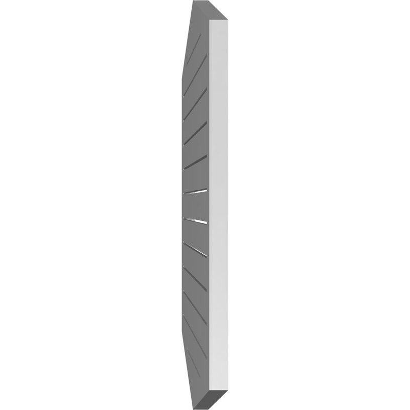 Pente verticale verticale en uréthane 4 pi, H 1,5 po x l 32 po x L 40 po