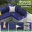 Ensemble de conversation modulaire en rotin 7 pièces avec coussins Arwynn-672404626-748779239