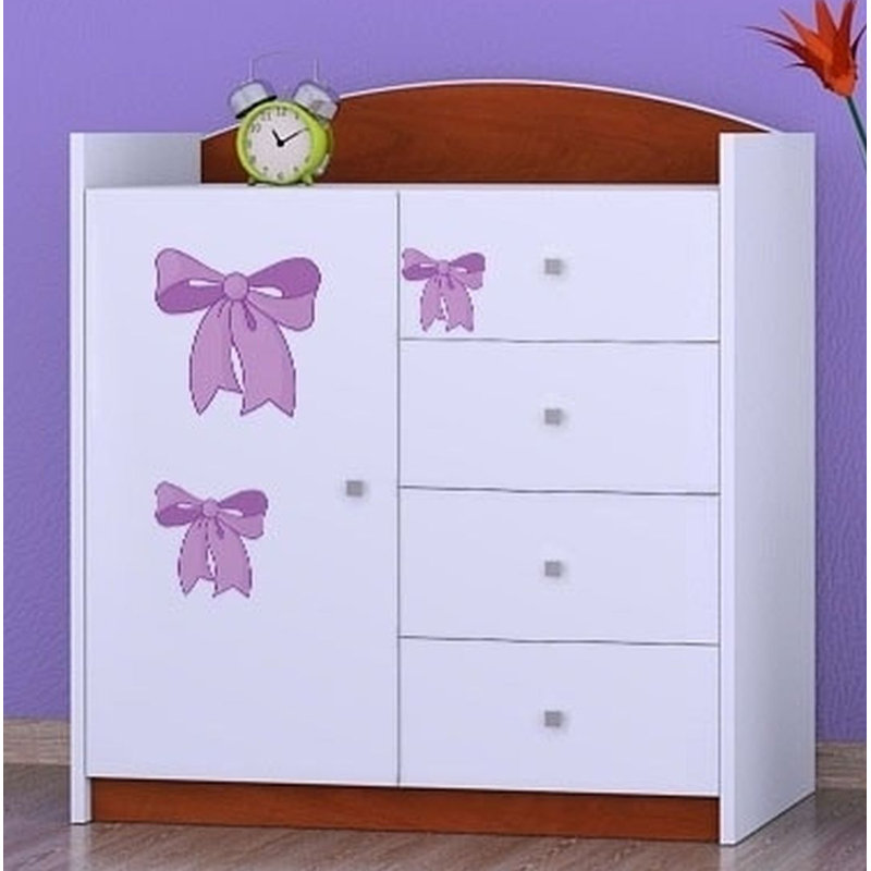 Neuman Kids 4 - Drawer Combo Dresser, Brown