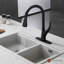 Robinet de cuisine rétractable à poignée simple-72651126