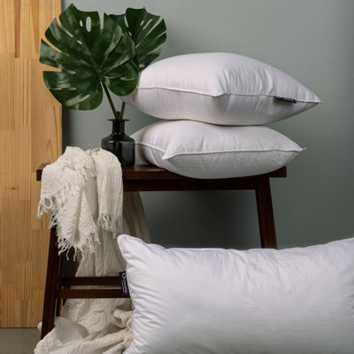 Lincove Throw Pillow Insert - 4 Pack - 100% Cotton Shell, Down Alternative Fill, Hypoallergenic - Made in Canada