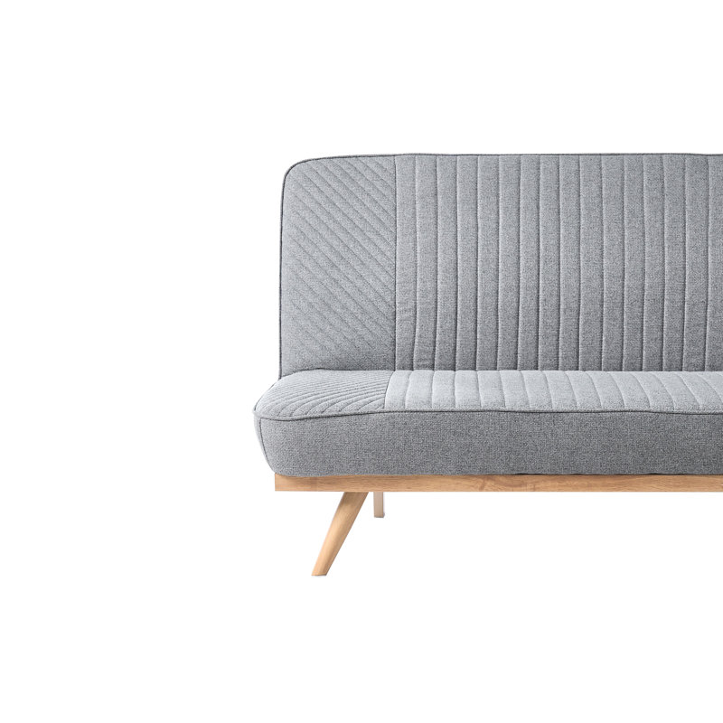 2 Seater Fabric Sofa Bed, Grey