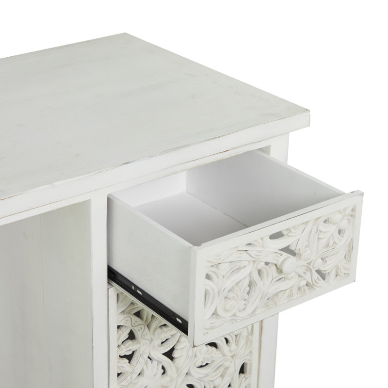 Bureau traditionnel en bois, Blanc