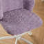 Chaise de bureau pivotante réglable avec base en métal-2096858506