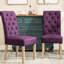 Chaises en bois massif Habit, mauve, 2, collection Luxury Ambiance-1556133751