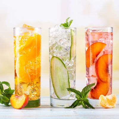 12.25oz. Handmade Highball Glass Set