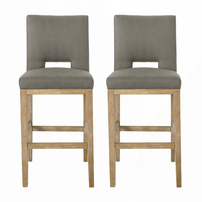 Elegant Adjustable Swivel Bar Stool with Padded Seat and Backrest, Perfect for Comfort and Style in Any Home Bar or Kitchen.