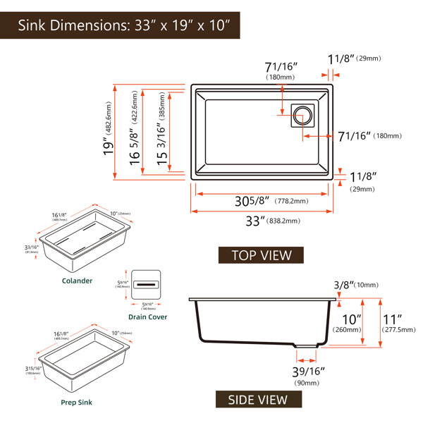 Dimensions du produit