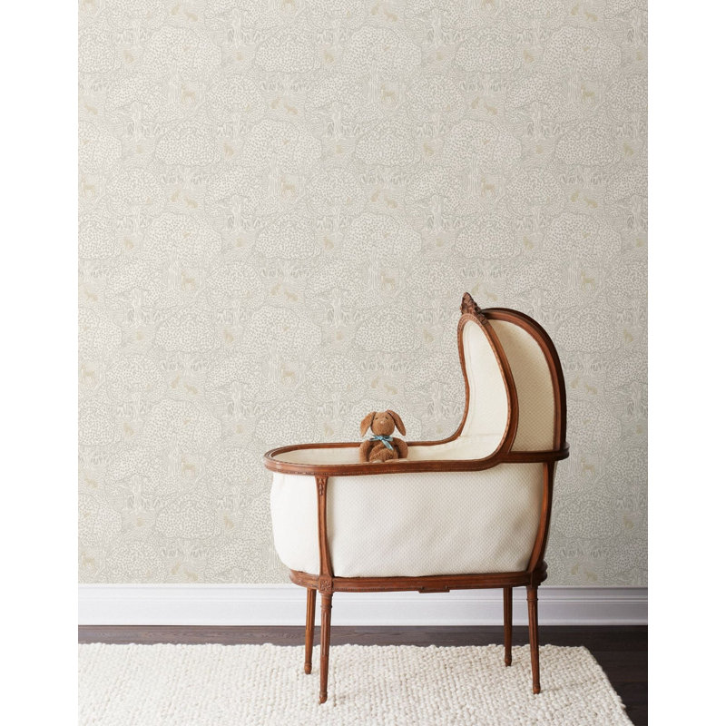 Woodland Wallpaper | Traditional / Roll - 27" x 30', Linen