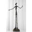 Sculpture de table abstraite et élancée représentant une figure humaine, statue décorative moderne pour l'intérieur.